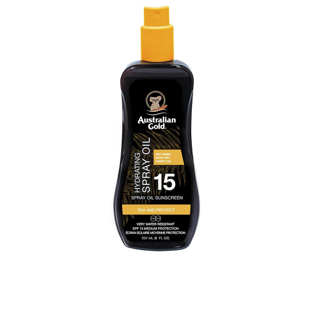 Australian Gold Sunscreen Spray Oil SPF15 Hydrating Sun Defense