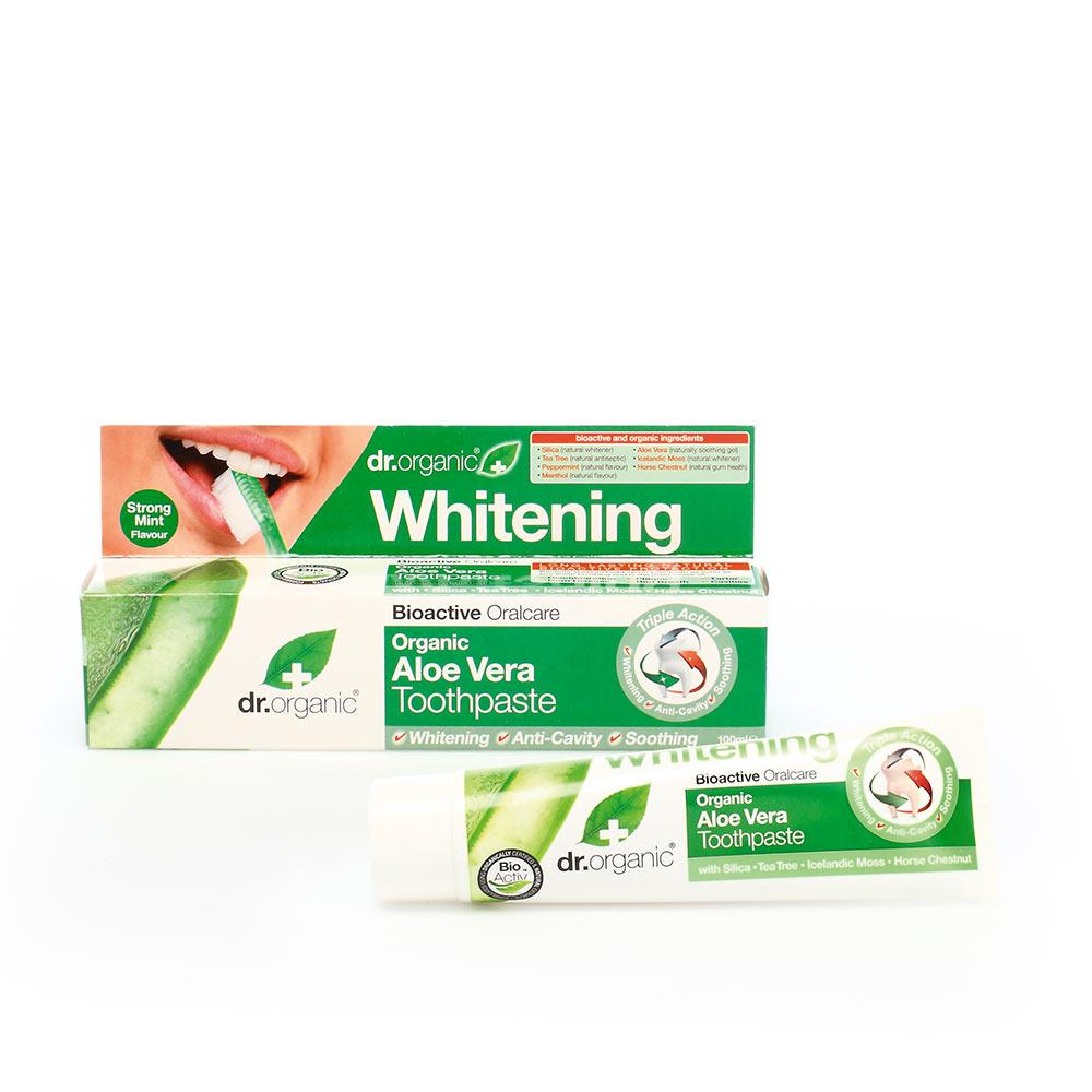 Dr Organic Aloe Vera Dr Organic Toothpaste Bright Protected Smile