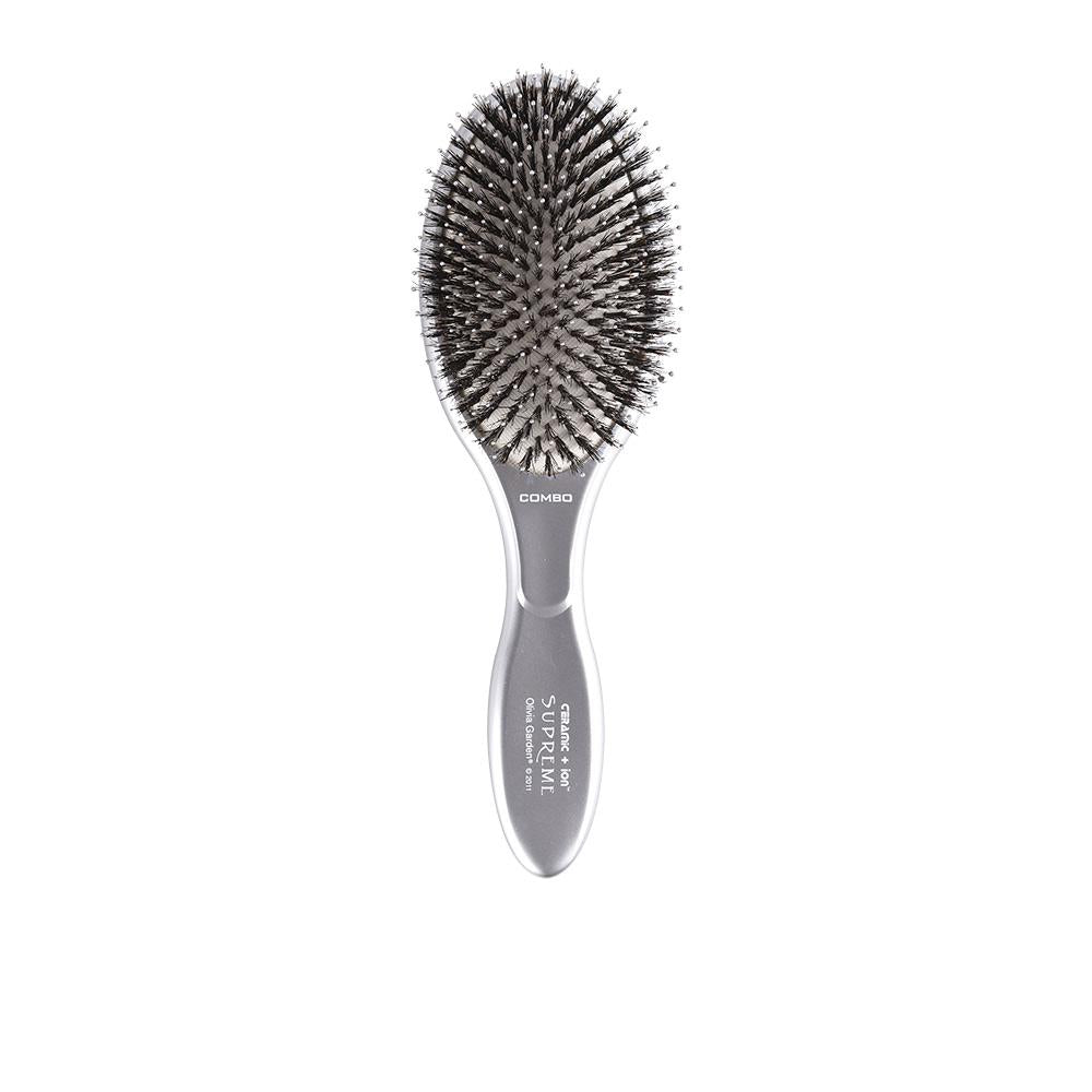Olivia Garden Expert Care Oval Hair Brush Ceramic Ion Combo Rapid Heat Lasting Shine