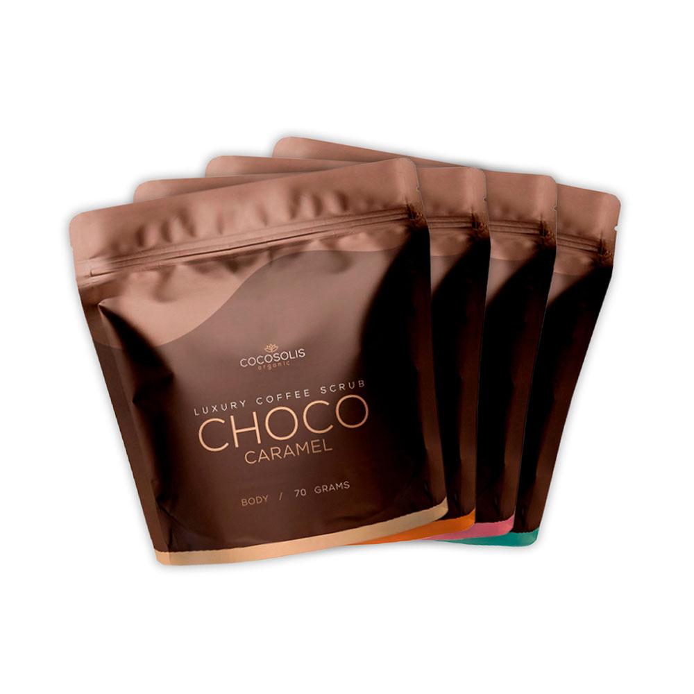 Cocosolis Coffee Scrub Box Set Cosmetic Exfoliator For Soft Radiant Skin