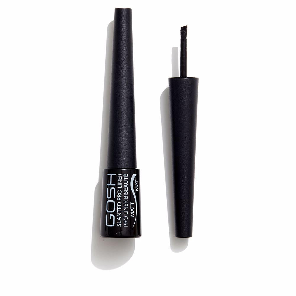 Gosh Slanted Pro Liner – tuș de ochi, 3 ml – 002- matt black 3 ml