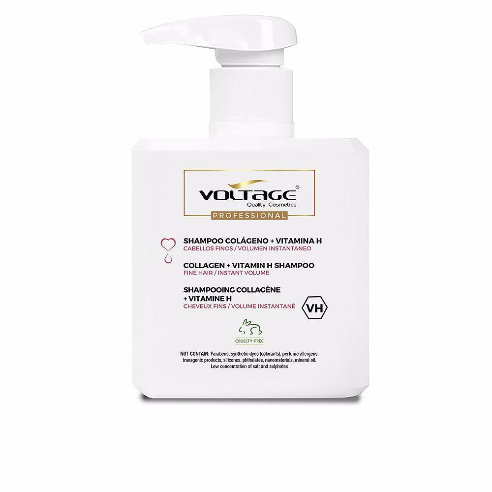 Voltage Cosmetics Colágeno + Vitamina H Shampoo For Increased Hair Strength