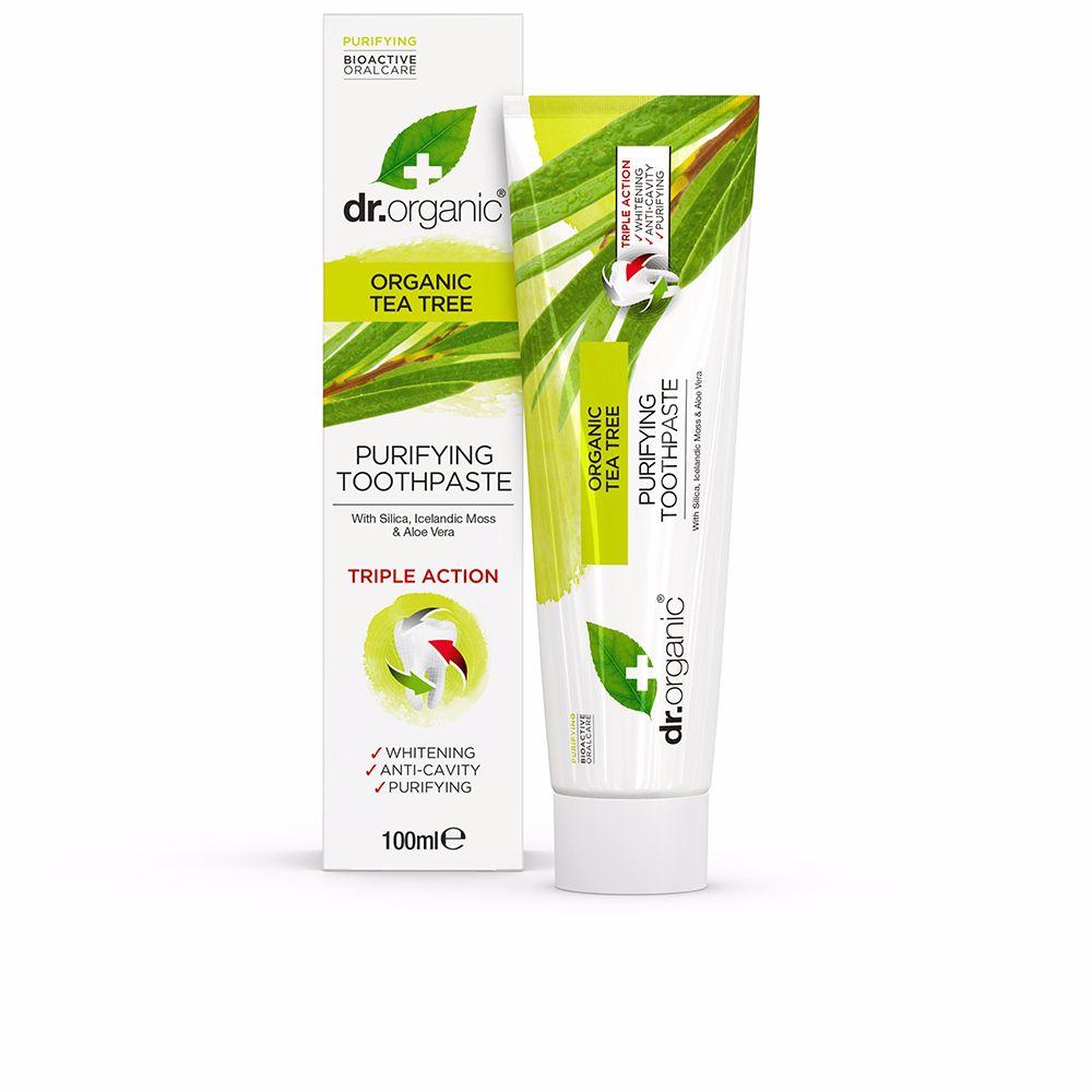 Dr Organic Tea Tree Dr Organic – pastă de dinți, 100 ml