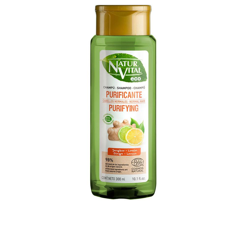 Natur Vital Eco Purifying Shampoo Ginger And Lemon Pure Natural Daily Cleanse