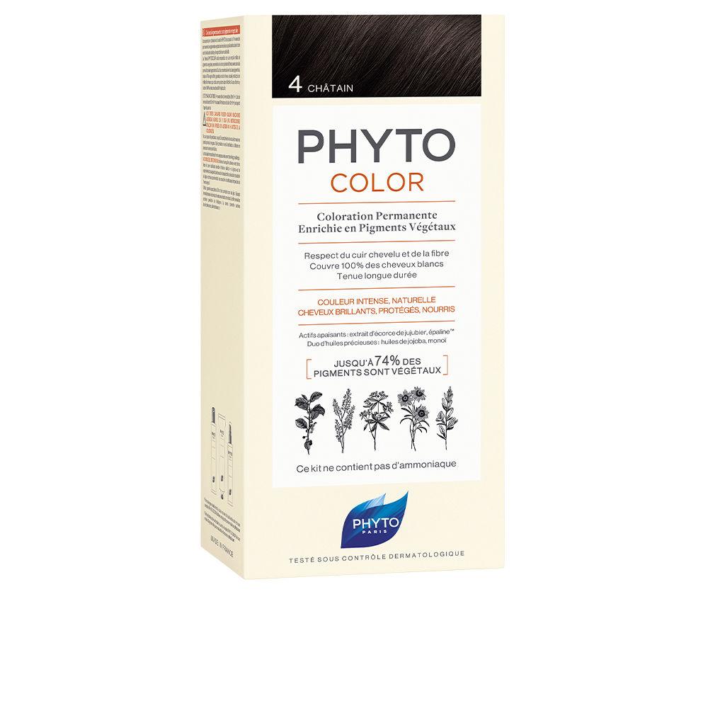 Phyto Phytocolor – cremă, 4 buc. – 4-castaño 4 buc.