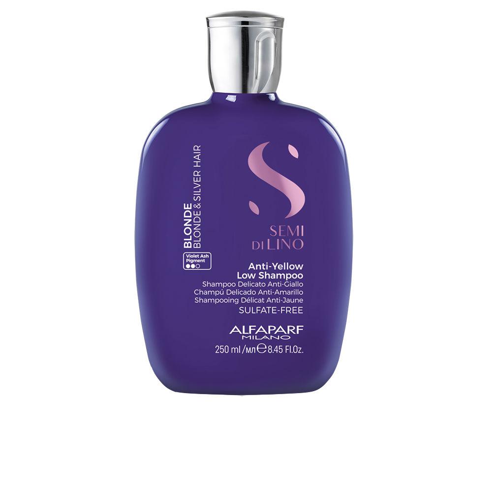 Alfaparf Milano Semi Di Lino Blonde And Silver Shampoo Neutralizes Yellow Tones