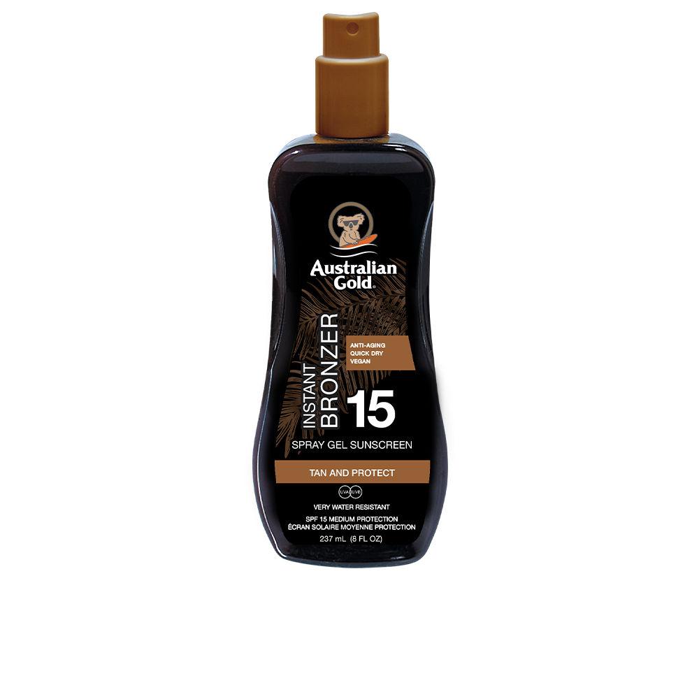 Australian Gold Sunscreen Spray Gel Instant Bronzing Effect