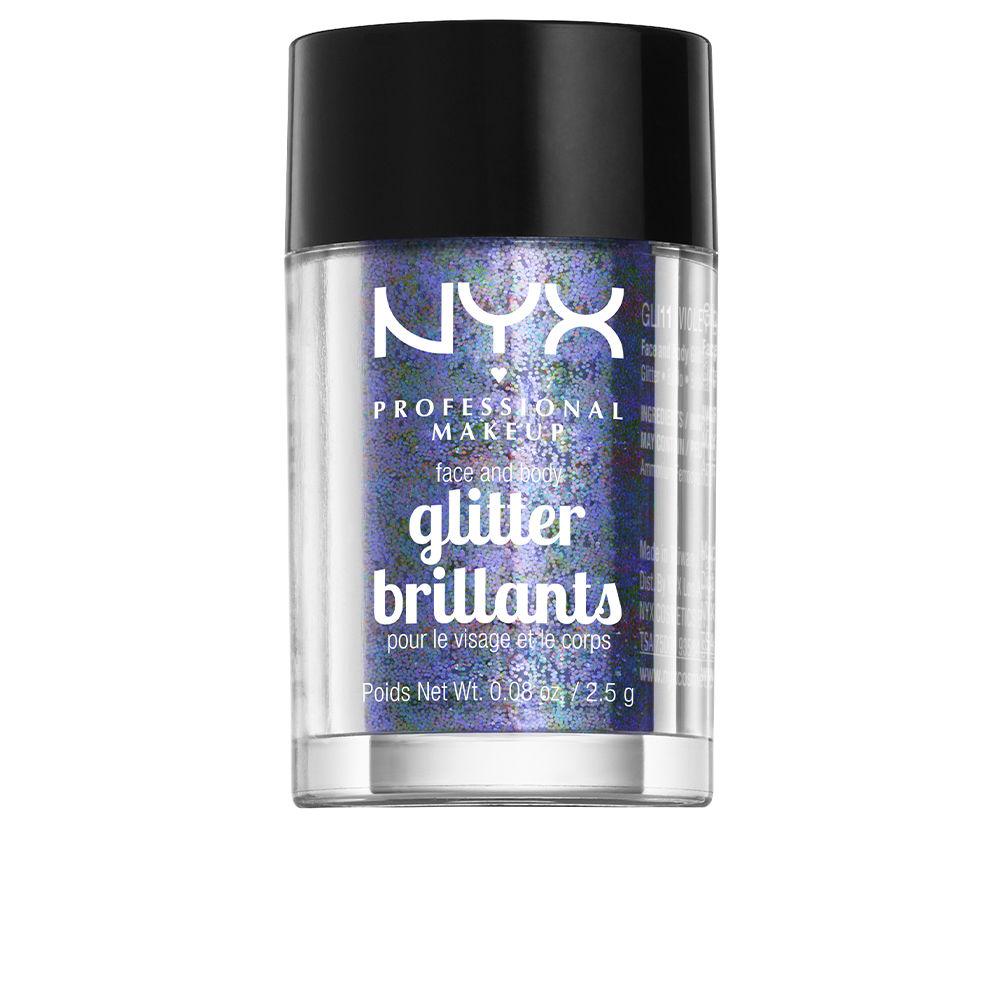 Nyx Professional Make Up Glitter Brillants Loose Glitter Powder For Face And Body Sparkle And Shine
