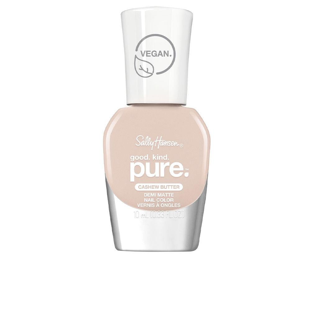 Sally Hansen Good.Kind.Pure Vegan Color Demi Matte Nail Polish Cashew Butter Vibrant Color Lasting Shine