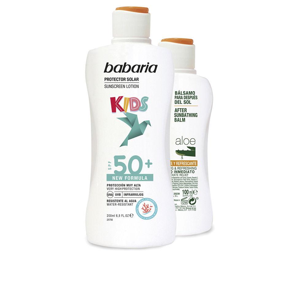 Babaria Solar Infantil Sun Milk And After Sun Lotion Set High SPF Care
