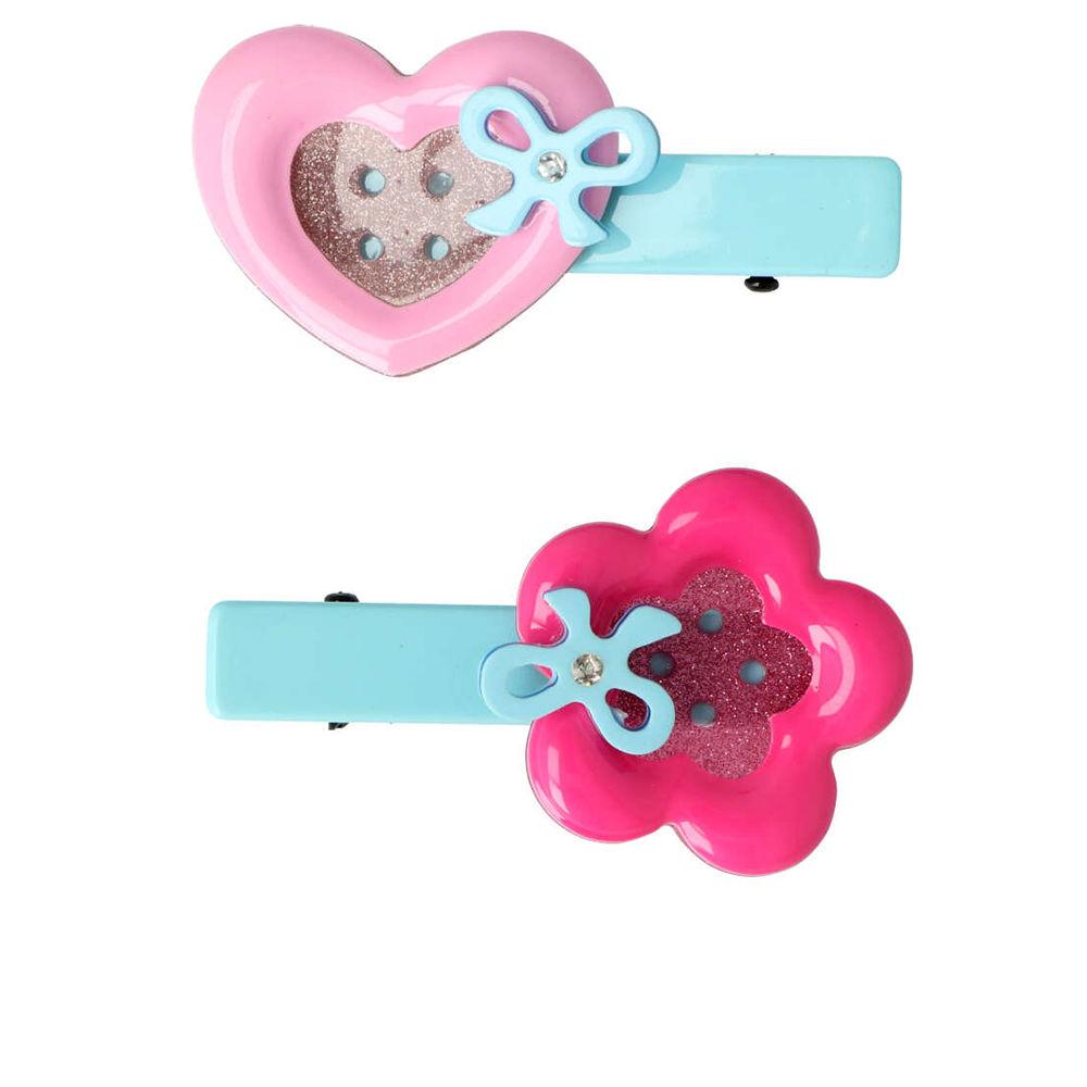 Inca Inca Pinza Hair Clip Heart And Flower For An Enchanting Look