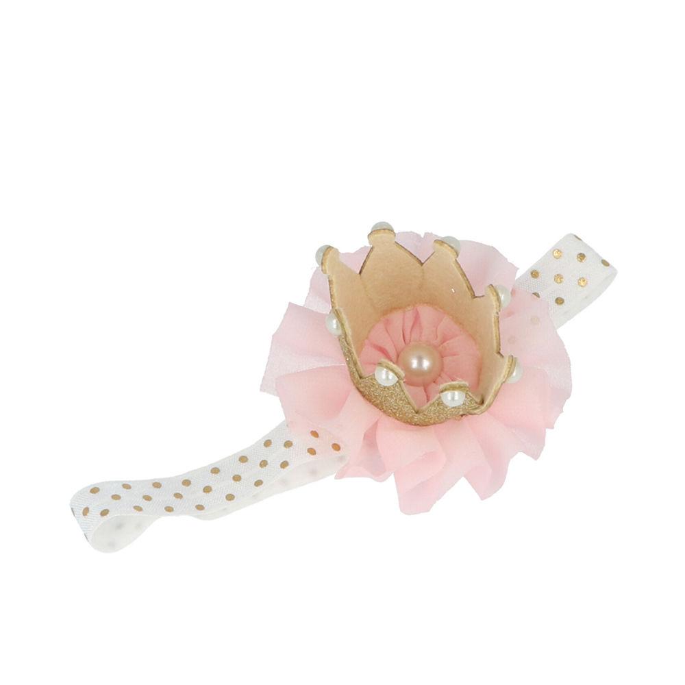 Inca Cinta De Pelo Hair Ribbon With Fabric Flower And Crown For A Unique Look