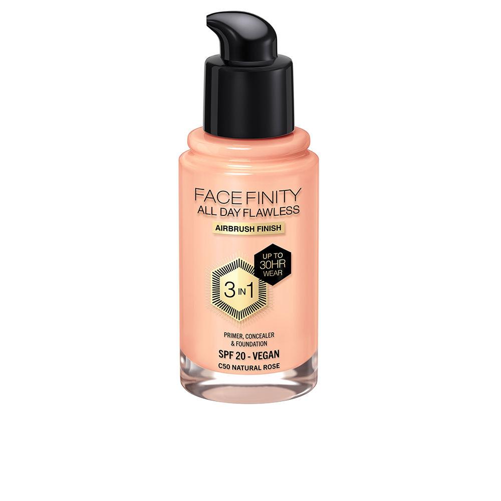 Max Factor Facefinity All Day Flawless 3 In 1 – fond de ten, 30 ml – C50-natural rose 30 ml