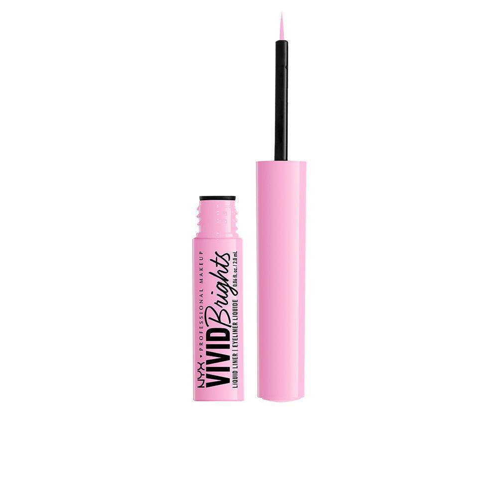 Nyx Professional Make Up Vivid Bright Liquid Eyeliner Intense And Waterproof Look