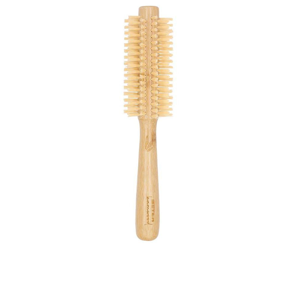 Beter Bamwood Round Brush Nylon Bristles Effortless Styling