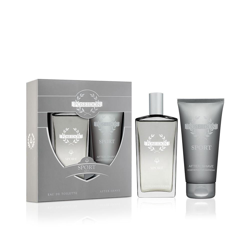 Poseidon Posseidon Sport Men Set Perfume Eau De Toilette And After Shave Balm Woody Aromatic