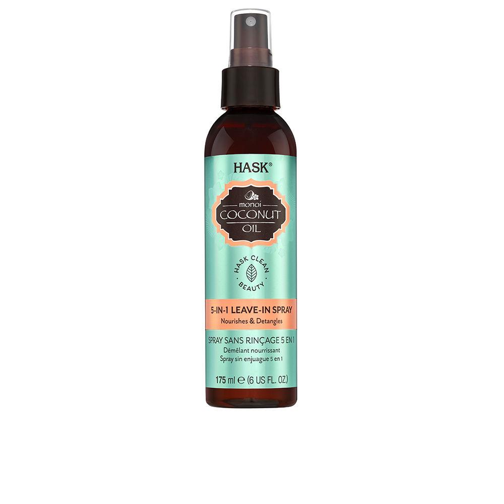 Hask Monoi Coconut Oil Leave-In Spray Hair Conditioner Nourish And Shine