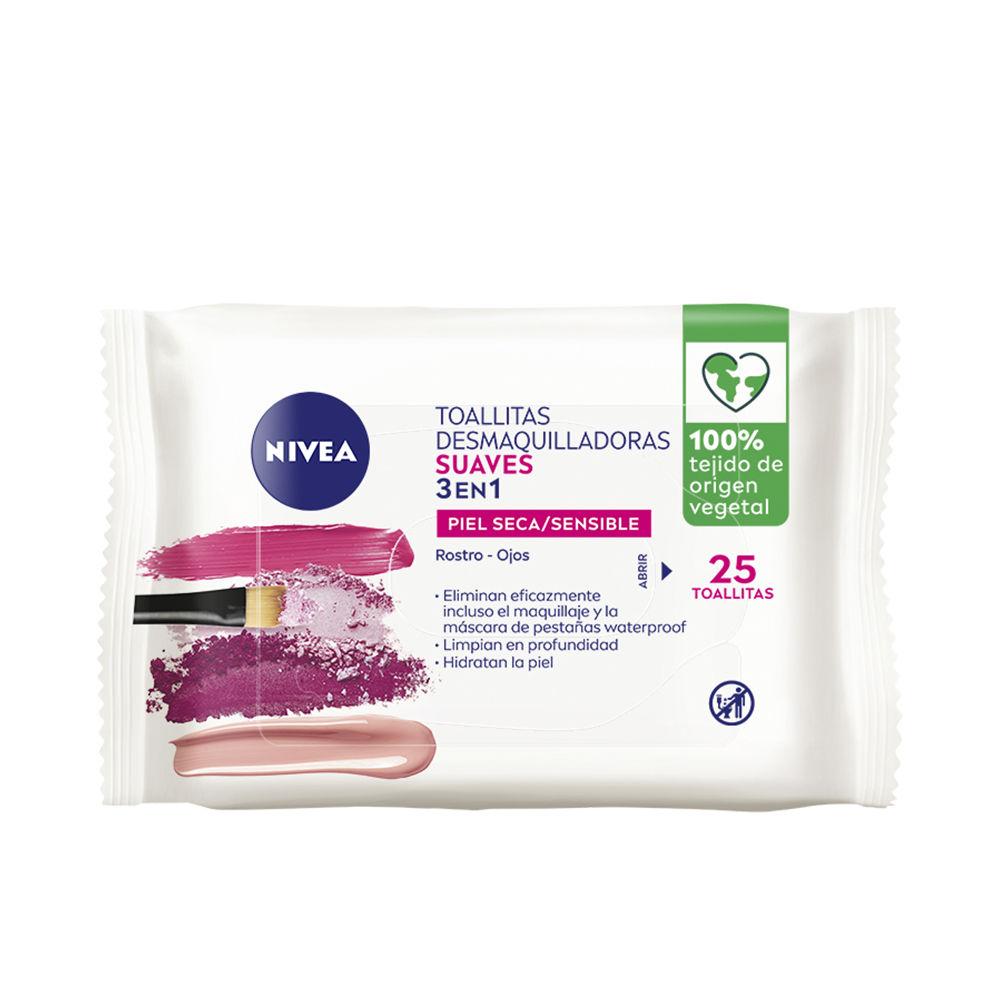 Nivea Toallitas Desmaquilladoras Makeup Remover Wipes 3 In 1 Gentle For Sensitive Skin