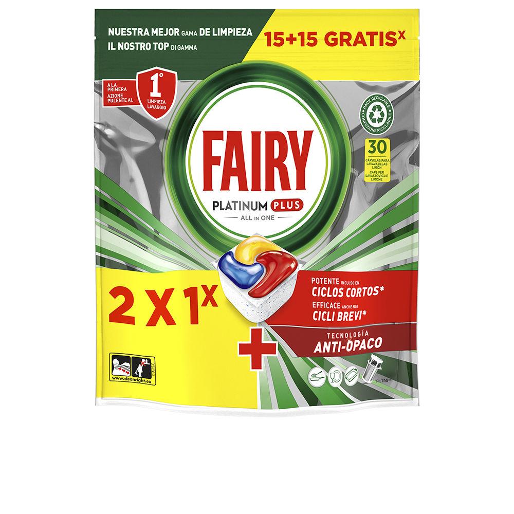 Fairy Platinum Plus Lemon – produs de curățare, 30 cápsulas