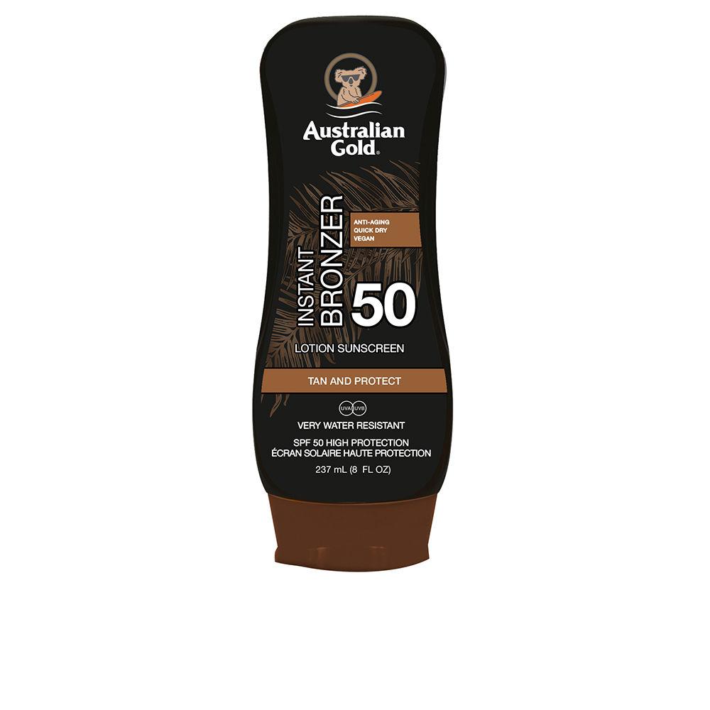 Australian Gold Sunscreen Lotion With Bronzer Waterproof Sun Defense