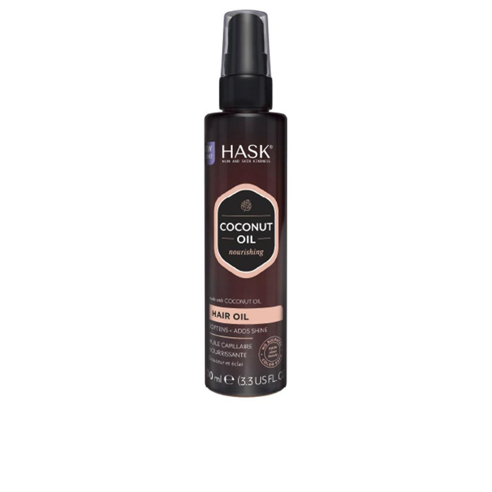 Hask Monoi Coconut Oil Nourishing Hair Oil Silky Shiny Healthy Hair