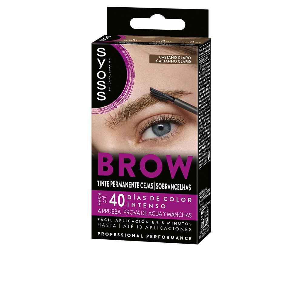 Syoss Brow Tint – vopsea de păr, 1 buc. – Light Brown 1 buc.