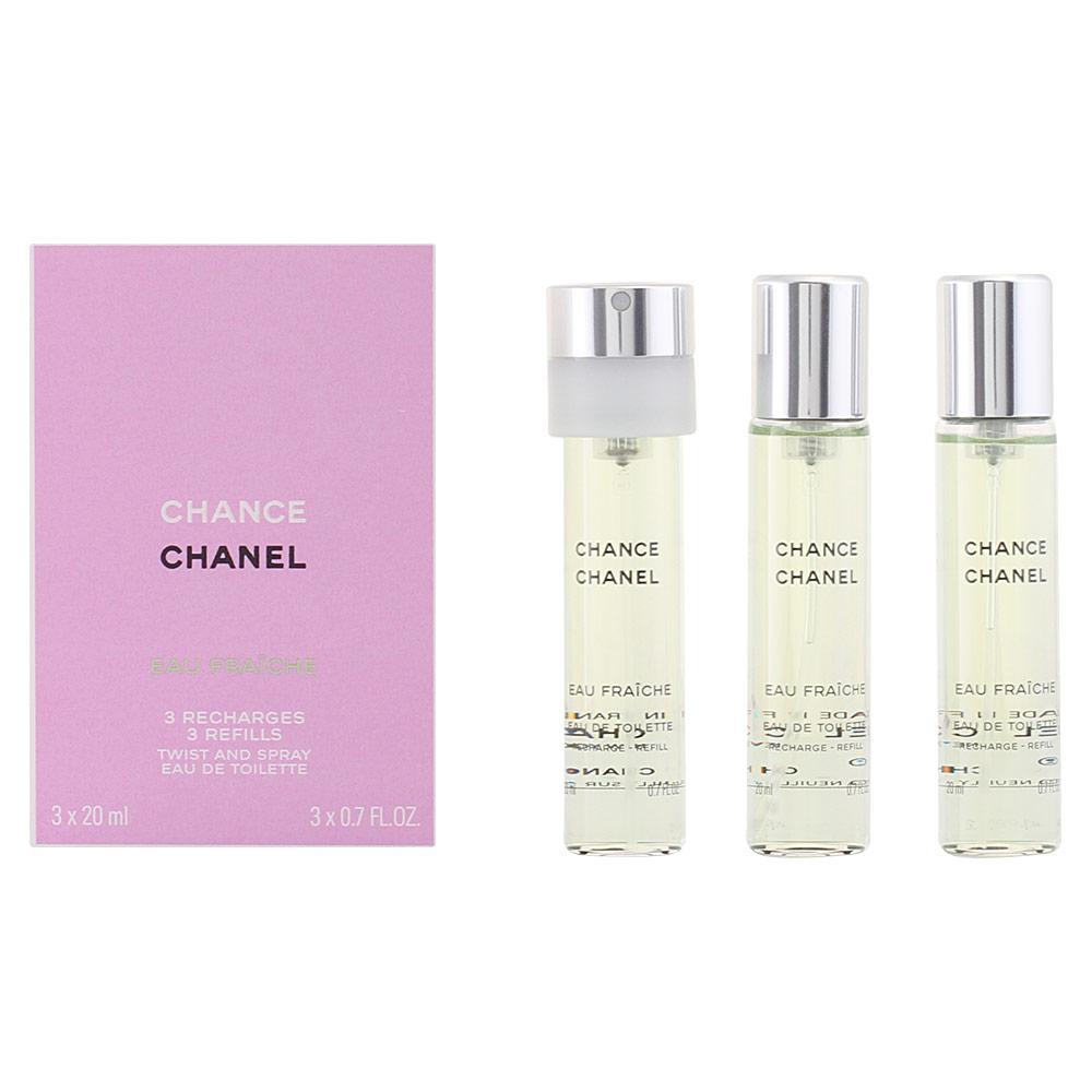 Chanel Chance Perfume Eau De Toilette Three Cartridges Twist And Spray