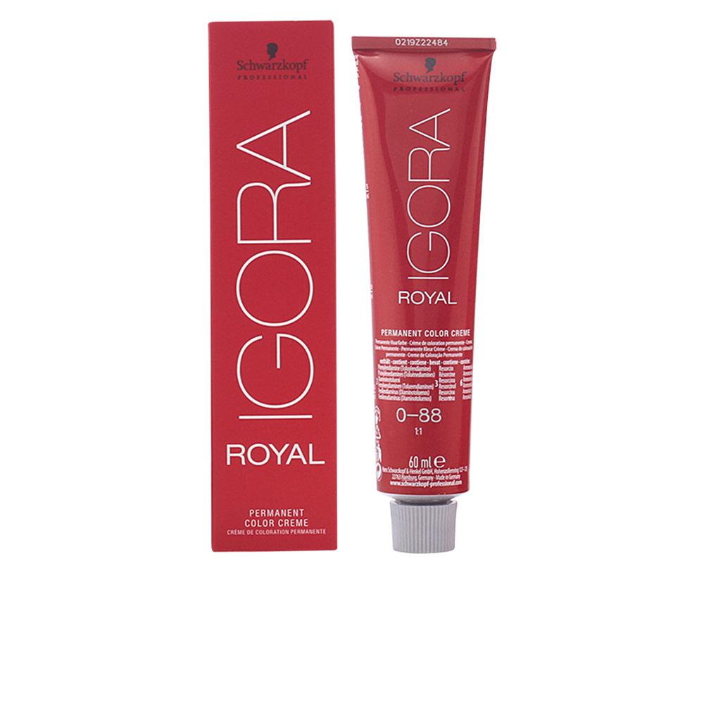 Schwarzkopf Igora Royal – vopsea permanentă pentru păr, 60 ml – 0-88