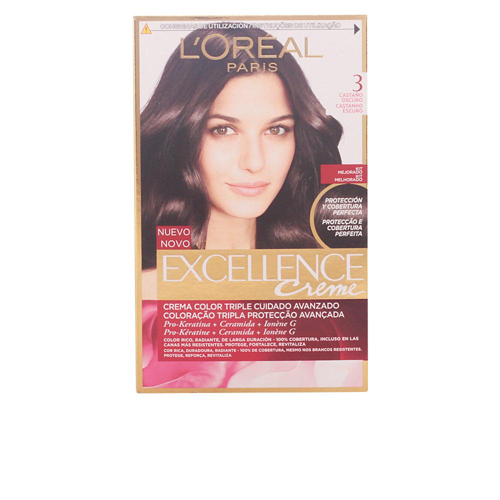 L'Oréal Paris Excellence – cremă, 192 ml – 3-dark brown 192 ml