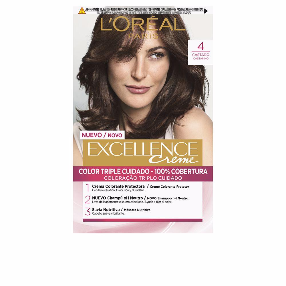 L'Oréal Paris Excellence – cremă, 192 ml – 4-brown 192 ml