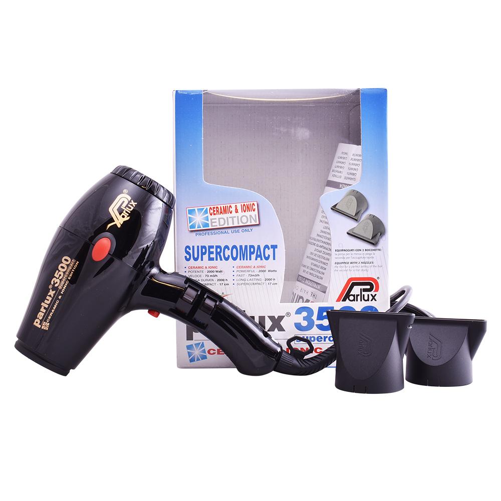 Parlux 3500 Supercompact – uscător de păr, 1 buc. – black 1 buc.