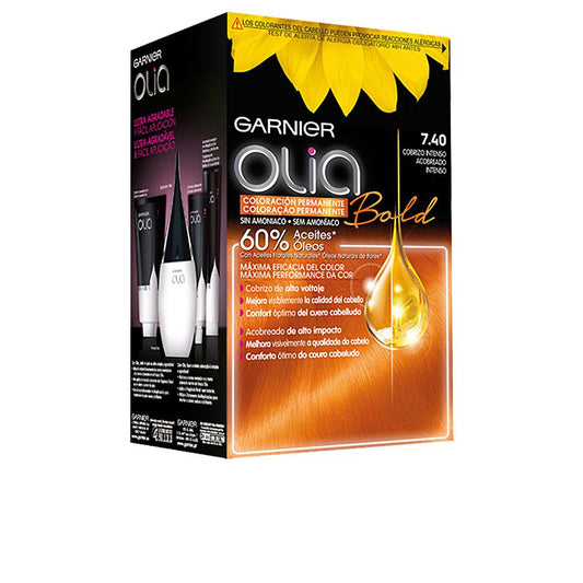 Garnier Olia – vopsea de păr, 1 buc. – 7.40-cobrizo intenso 1 buc.
