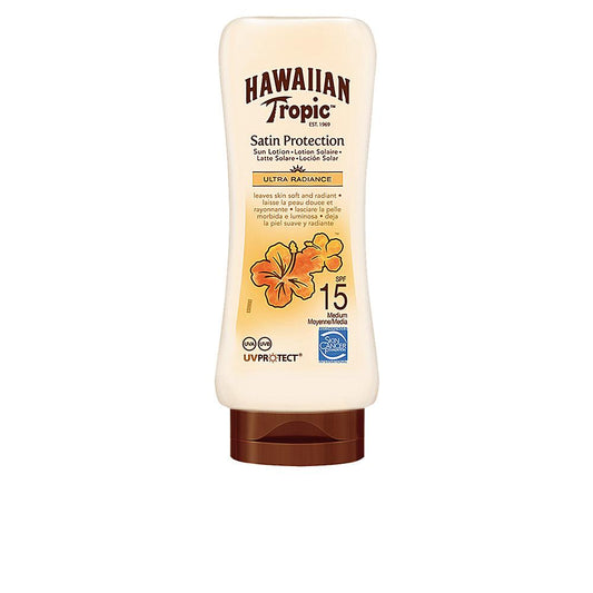 Hawaiian Tropic Glowing Protection Sun Lotion SPF 15 Radiant Skin Every Day