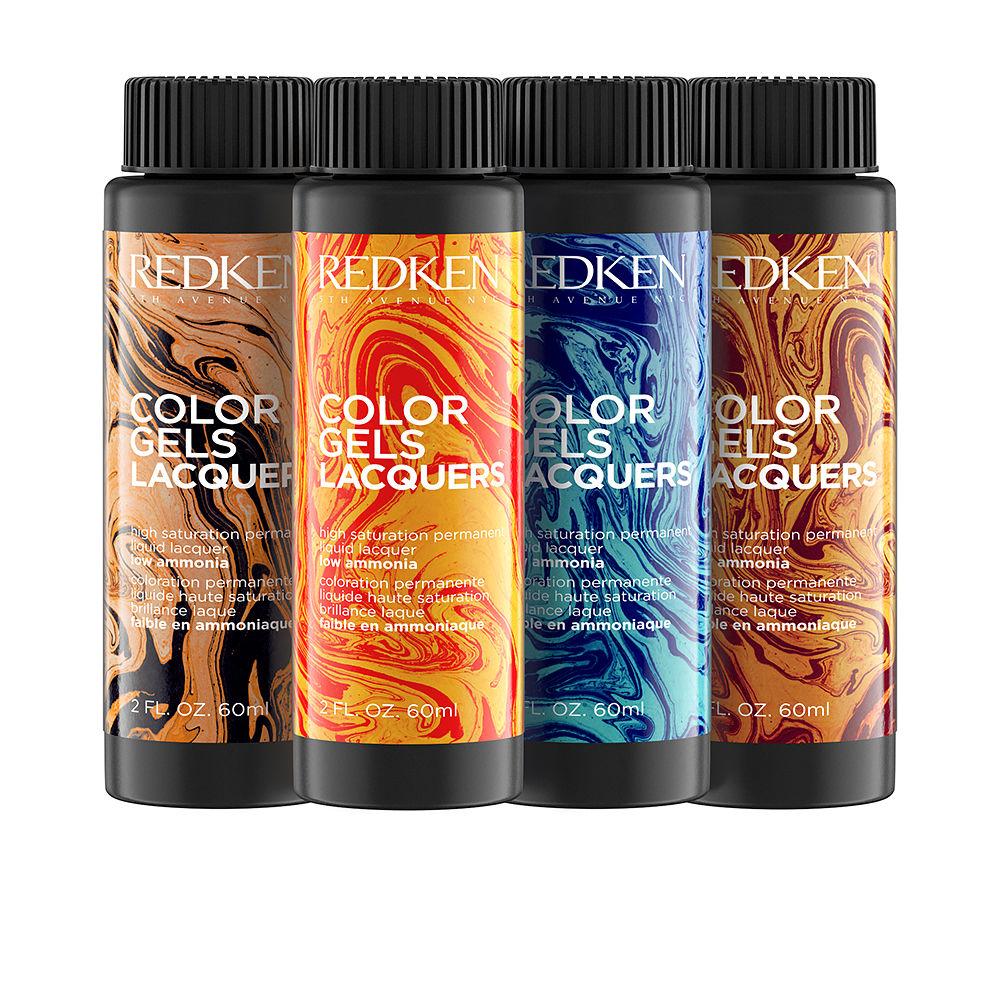 Redken Color Gels Lacquers – vopsea de păr, 3 buc. – 6NW-brandy 60 ml x 3 buc.