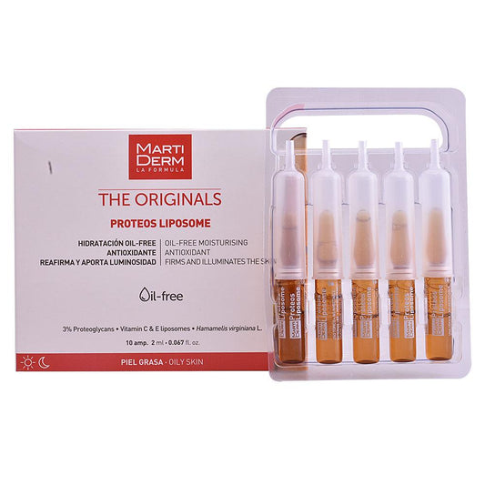 Martiderm The Originals Proteos Liposome Ampoules Facial Instant Anti Aging Glow