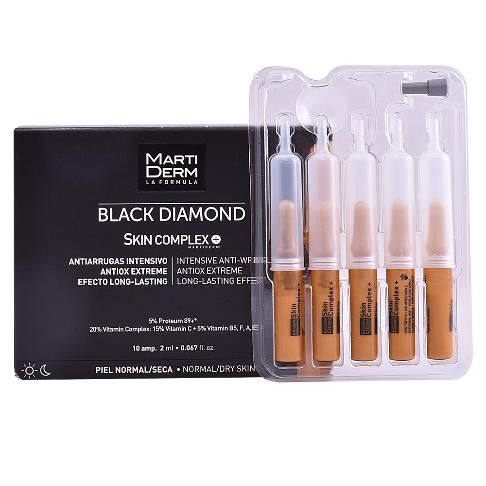 Martiderm Black Diamond Advanced Skin Complex Ampoules Hydration And Visible Youth