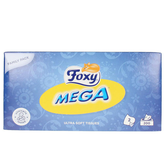 Foxy Facial Mega Facial Tissues Elegance In Every Touch