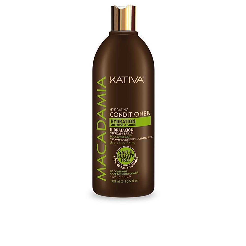 Kativa Macadamia Kativa Hydrating Hair Conditioner Silky And Shiny