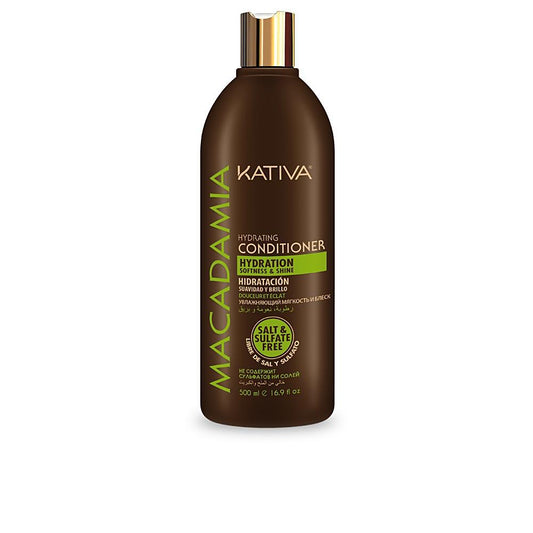 Kativa Macadamia Kativa Hydrating Hair Conditioner Silky And Shiny