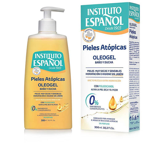 Instituto Español Piel Atópica Oleogel Bath And Shower Gentle Care For Sensitive Skin