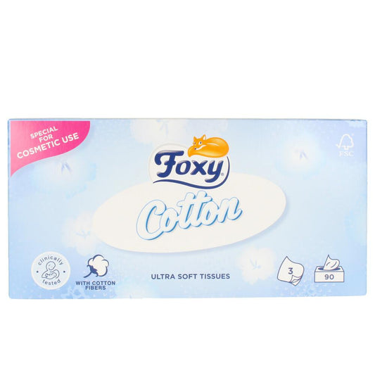 Foxy Facial Cotton Facial Tissues Ultra Soft Quality Assured