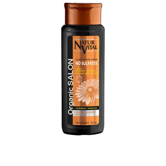 Natur Vital Organic Salon Sulfate Free Shampoo Delicate Care Soft Shine And Moisture