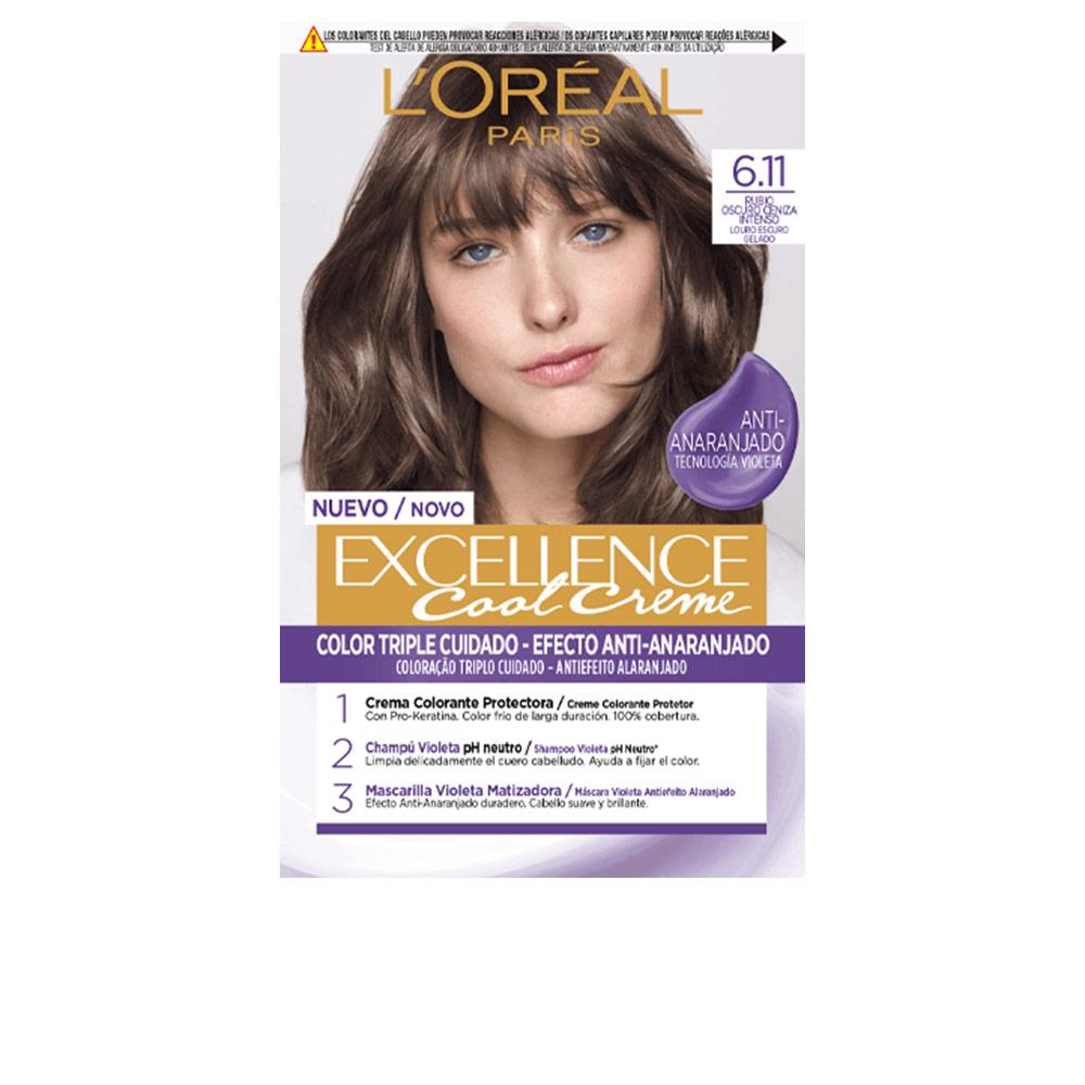 L'Oréal Paris Excellence Cool – vopsea de păr, 192 ml – 6.11-dark ash blonde 192 ml