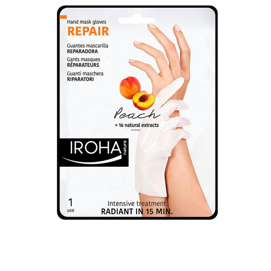 Iroha Peach Hand And Nail Mask Intensive Moisture Therapy