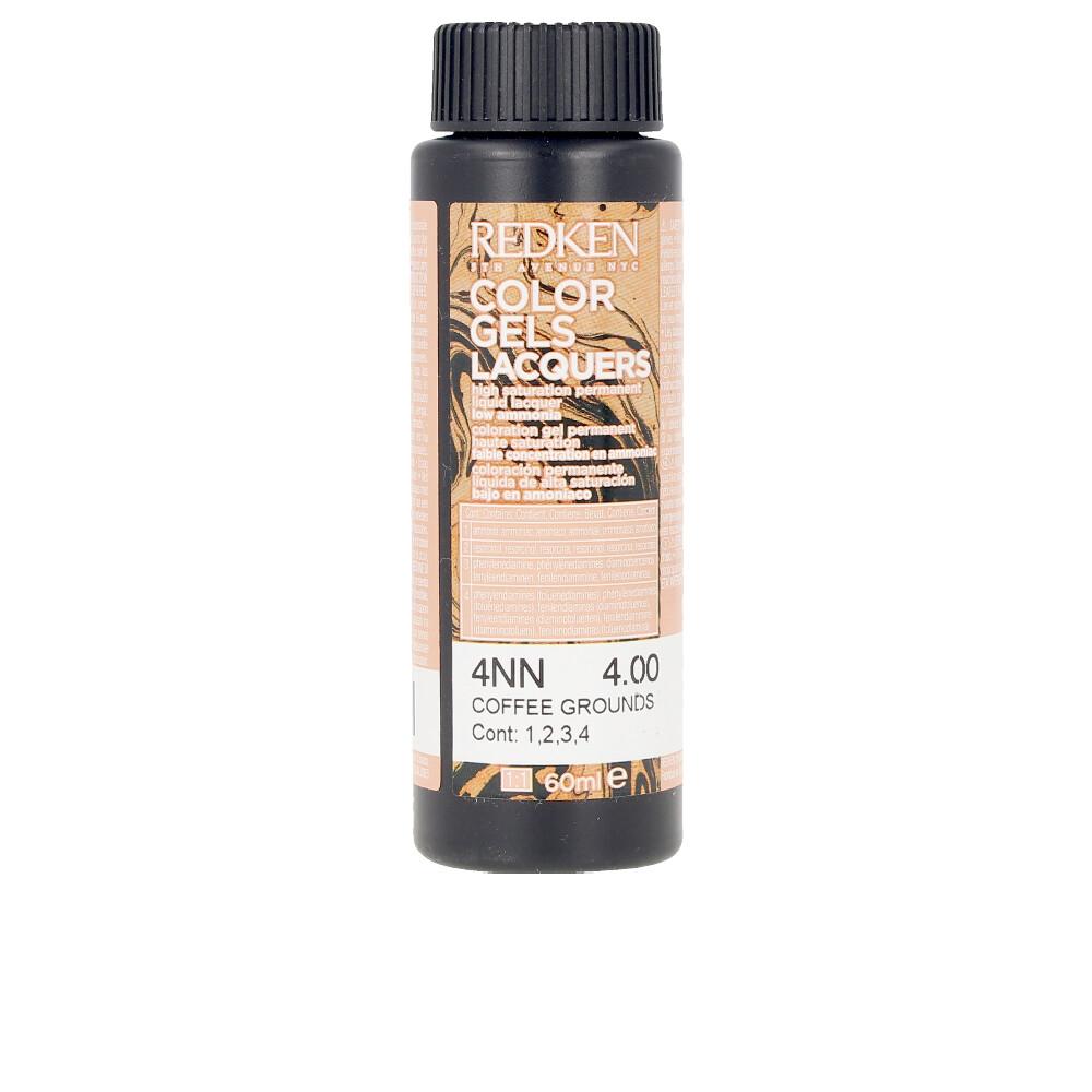 Redken Color Gels Lacquers – vopsea de păr, 3 buc. – 4NN 60 ml x 3 buc.