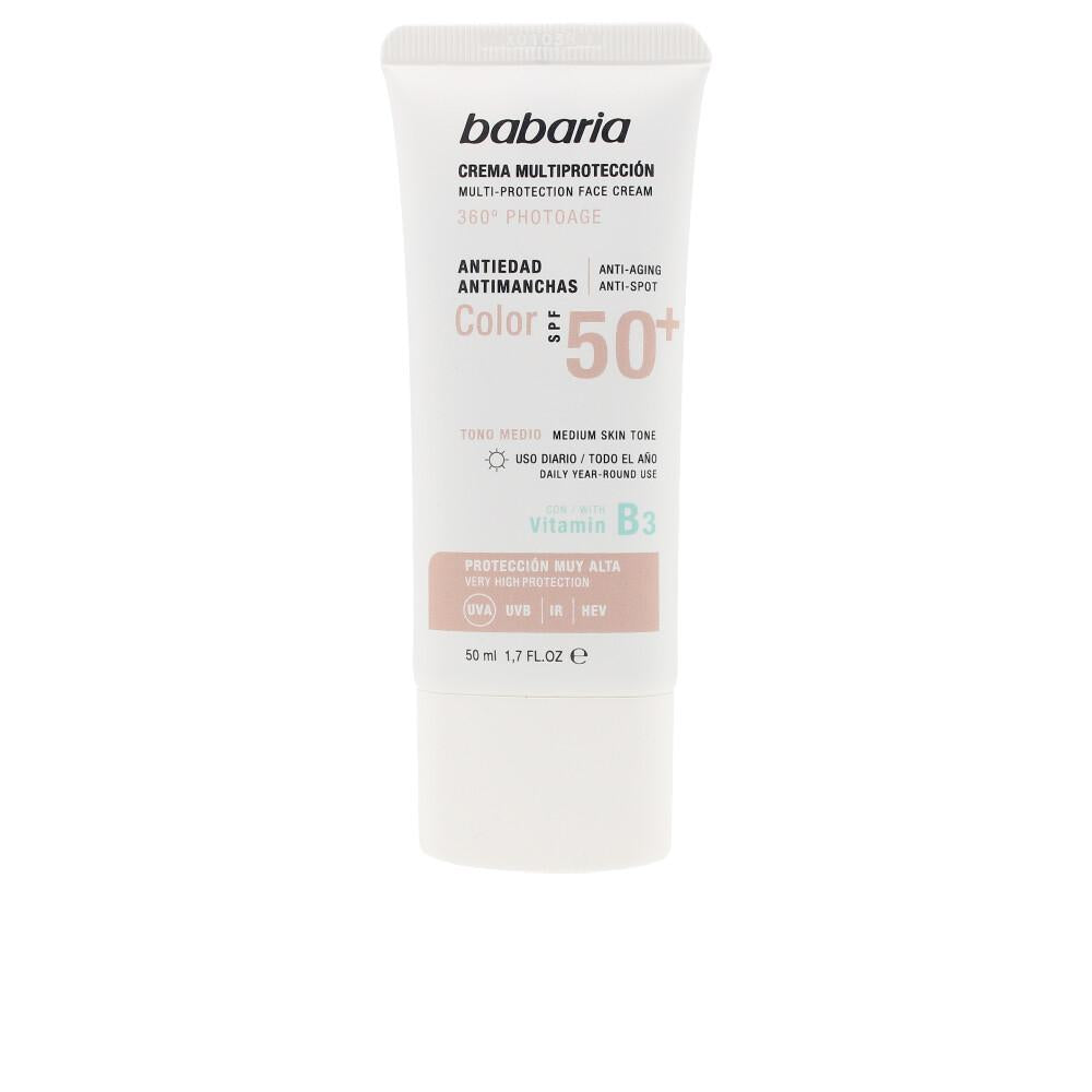 Babaria Solar Multiproteccion Color Anti Spot Cream Total Facial Sun Protection