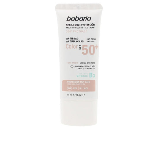 Babaria Solar Multiproteccion Color Anti Spot Cream Total Facial Sun Protection