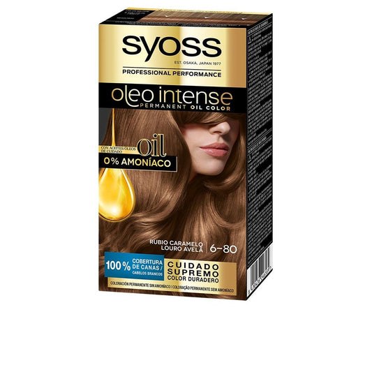 Syoss Coloración – vopsea de păr, 5 buc. – 6.80-caramel blonde 5 buc.