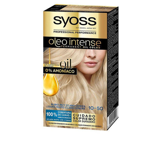 Syoss Coloración – vopsea de păr, 5 buc. – 10.50 - light ash blonde 5 buc.