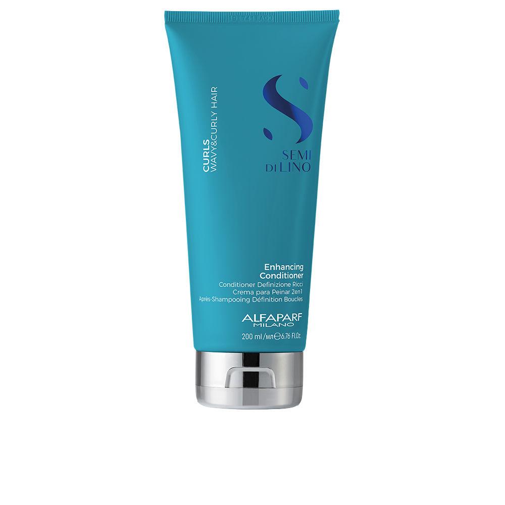 Alfaparf Milano Semi Di Lino Enhancing Conditioner For Curly And Wavy Hair Light Hydration And Detangling